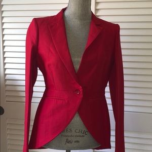 BCBG MaxAzria  Red Jacket Size  S